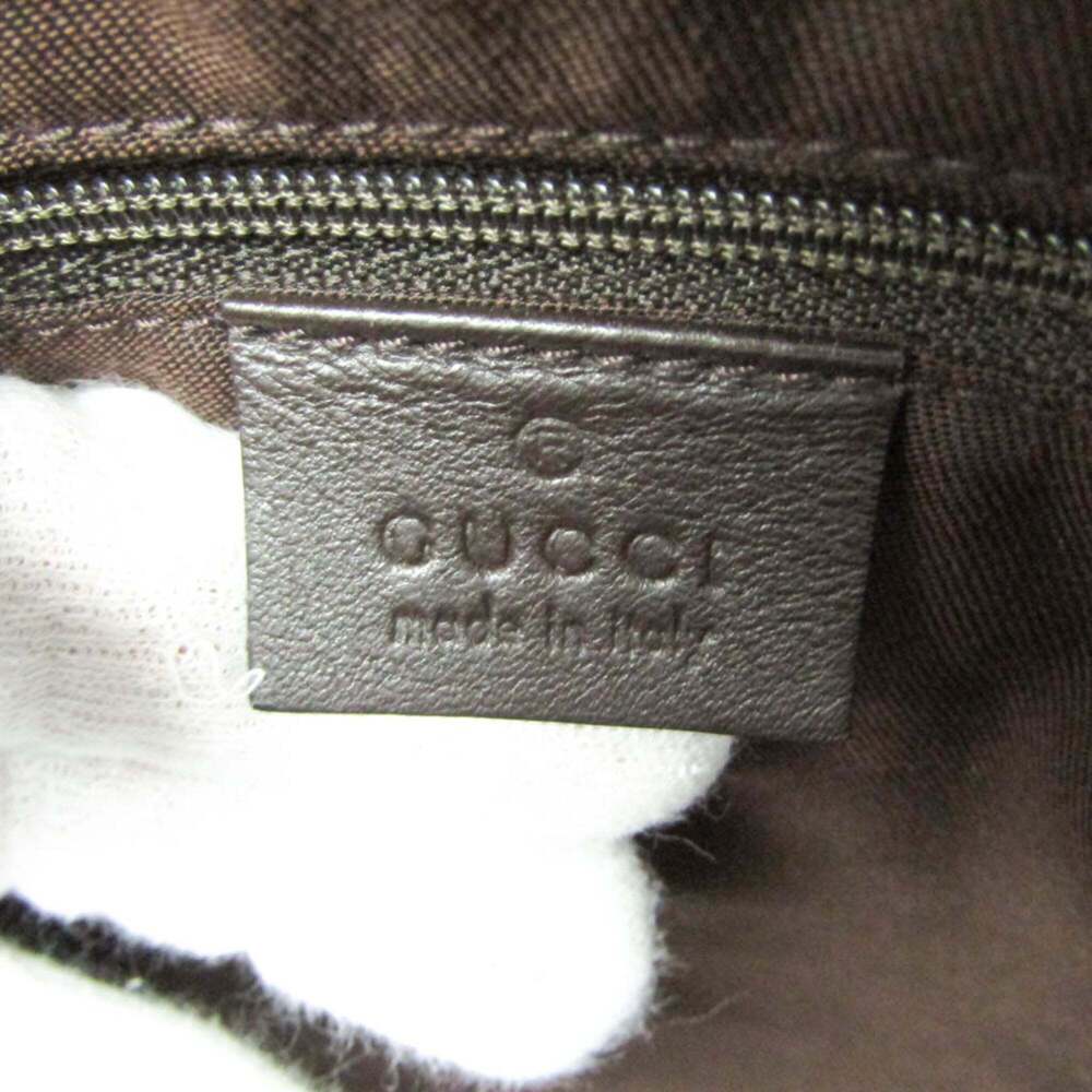 GUCCI Brown Leather Tote Bag - Picture 13 of 15